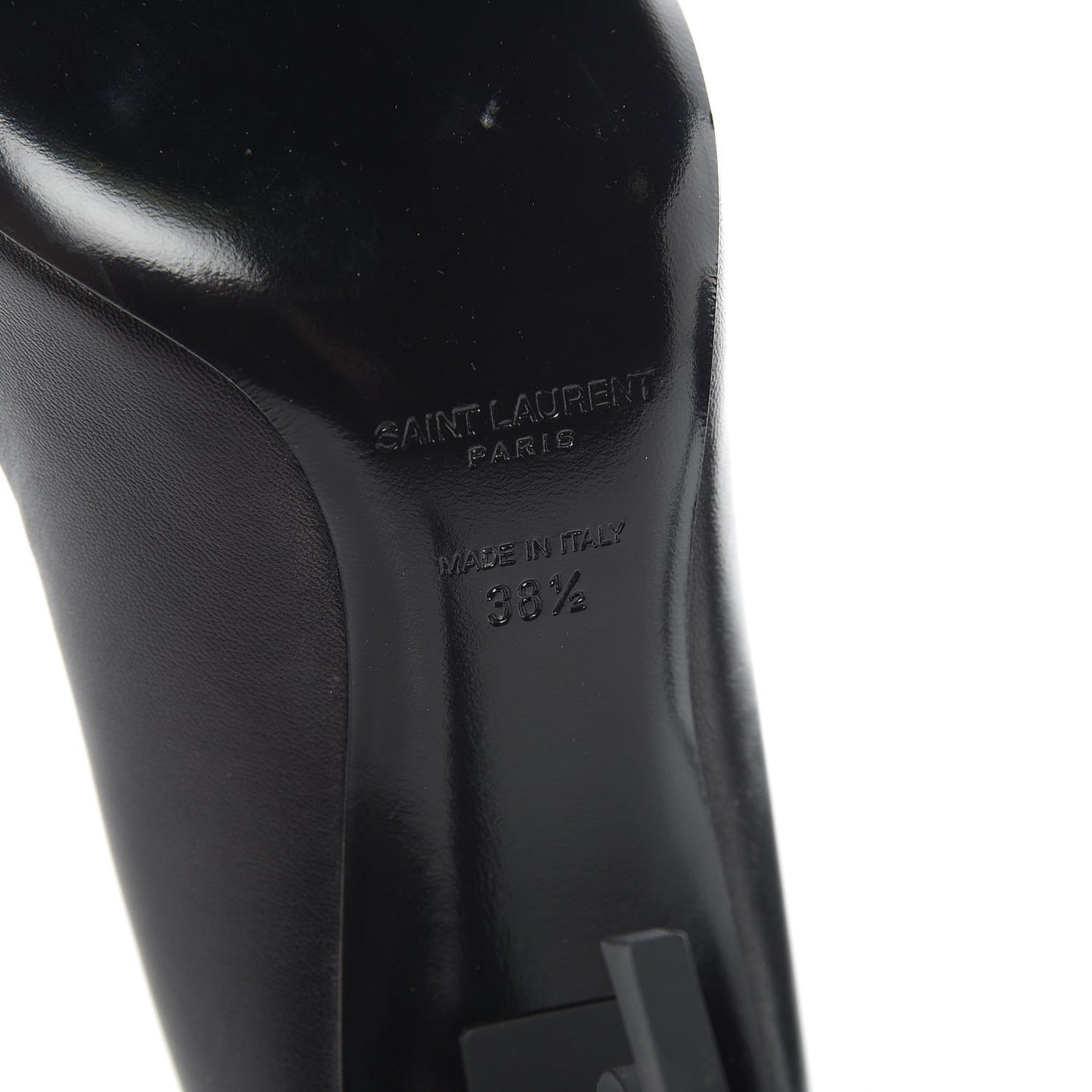 Calfskin Opyum 85 Pumps 38.5 Black