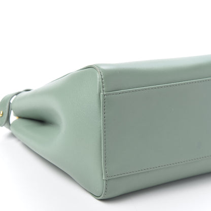 Fendi Nappa Mini Peekaboo Iconic Satchel Menta 6 of 9