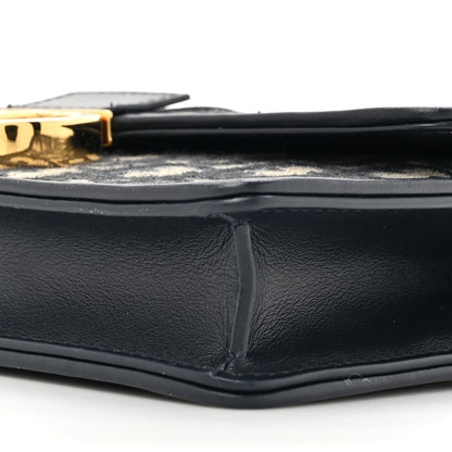 Christian Dior Oblique Miss Montaigne Mini Flap Bag Blue 9 of 11