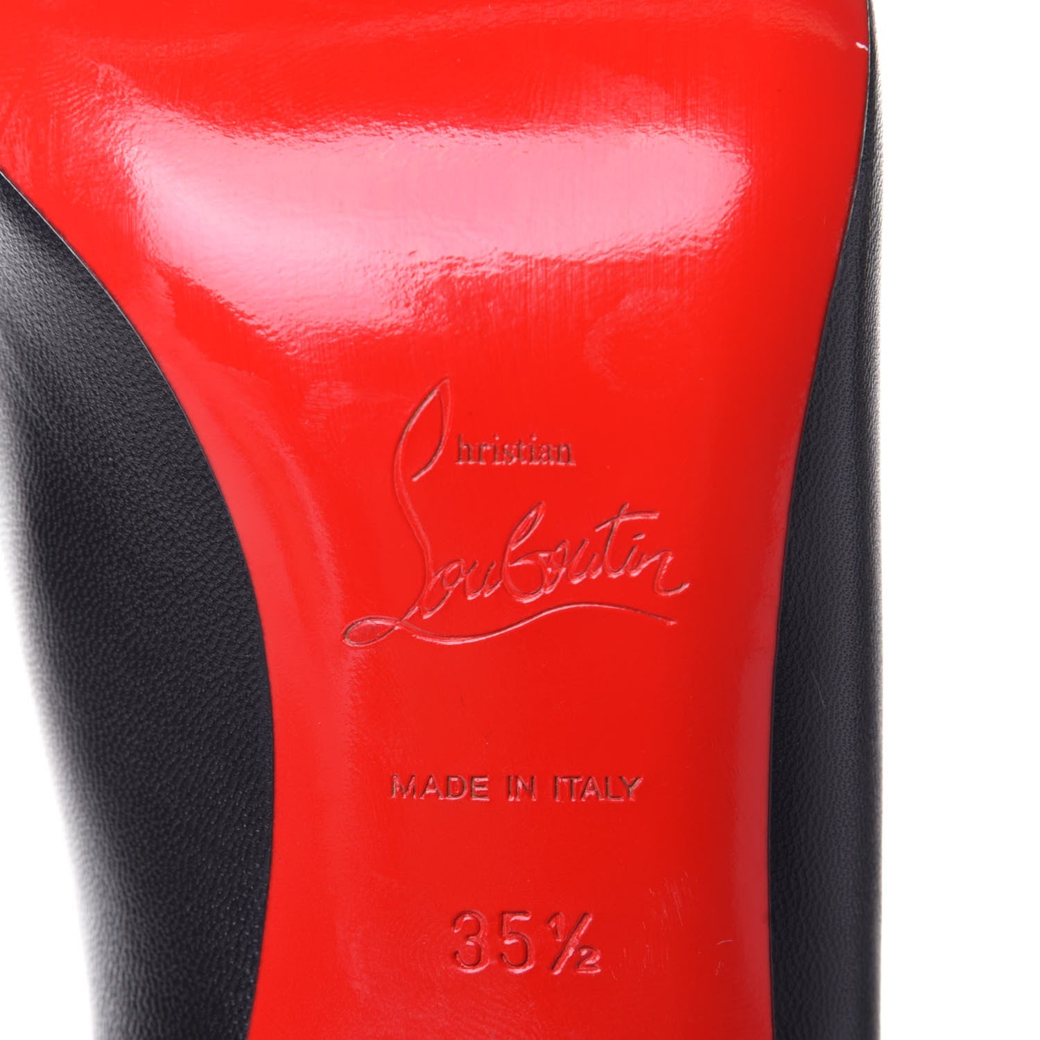 Christian Louboutin Kid Simple 100 Pumps 35.5 Black 8 of 10