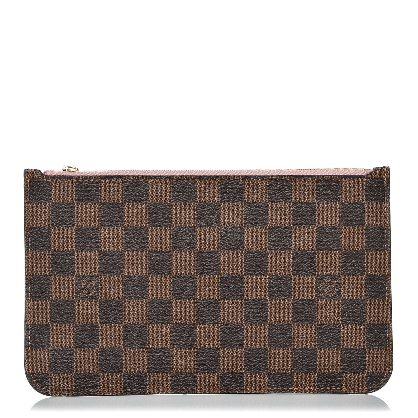 Damier Ebene Neverfull MM GM Pochette Rose Ballerine