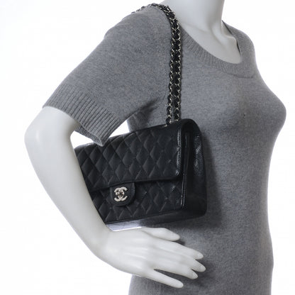 Chanel Caviar Quilted Medium Double Flap Black 2 of 8