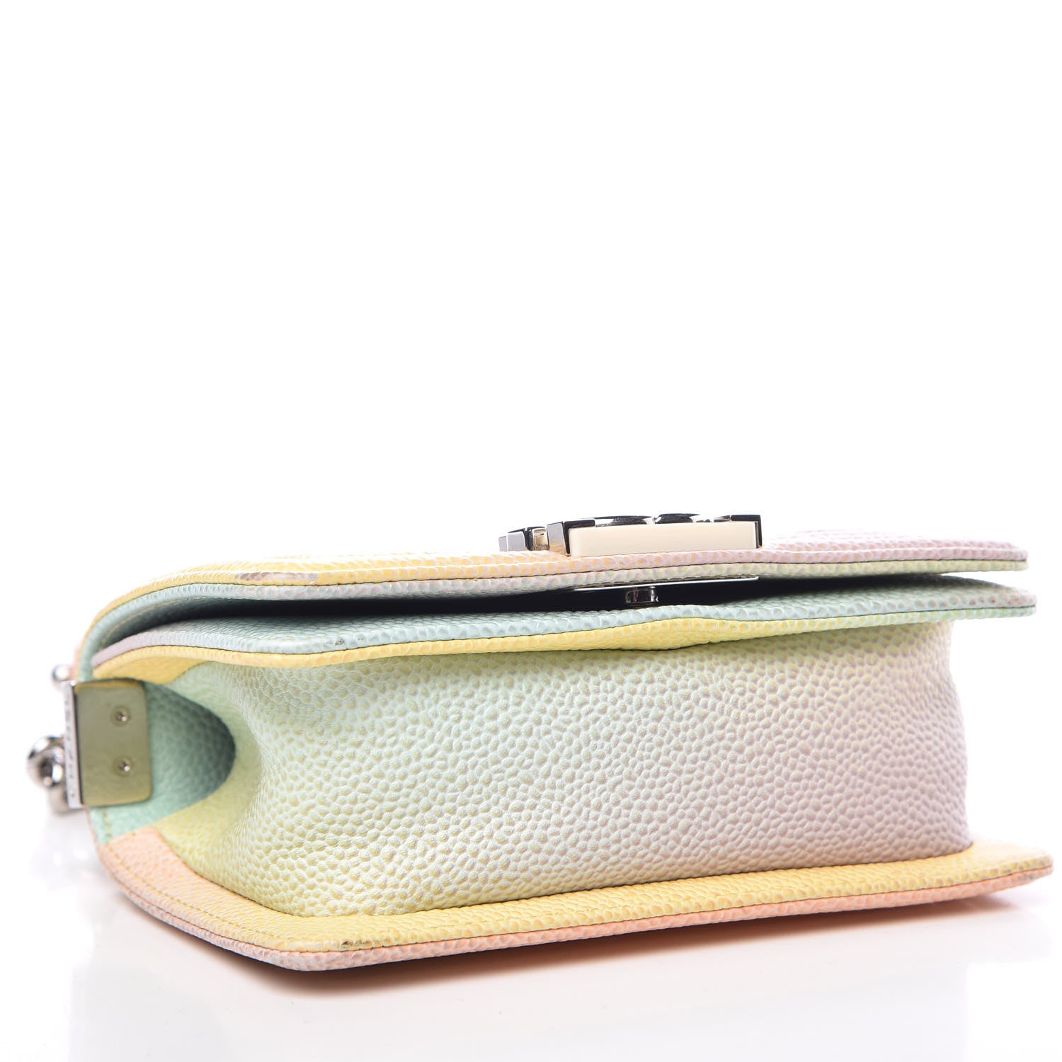 Chanel Caviar Quilted Mini Cuba Rainbow Boy Flap Pink Multicolor 4 of 11