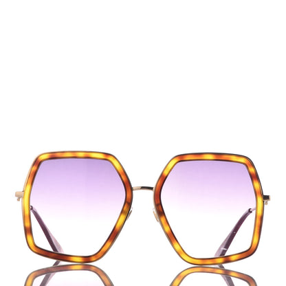 Gucci Square Frame GG0106S Sunglasses Tortoise 3 of 8