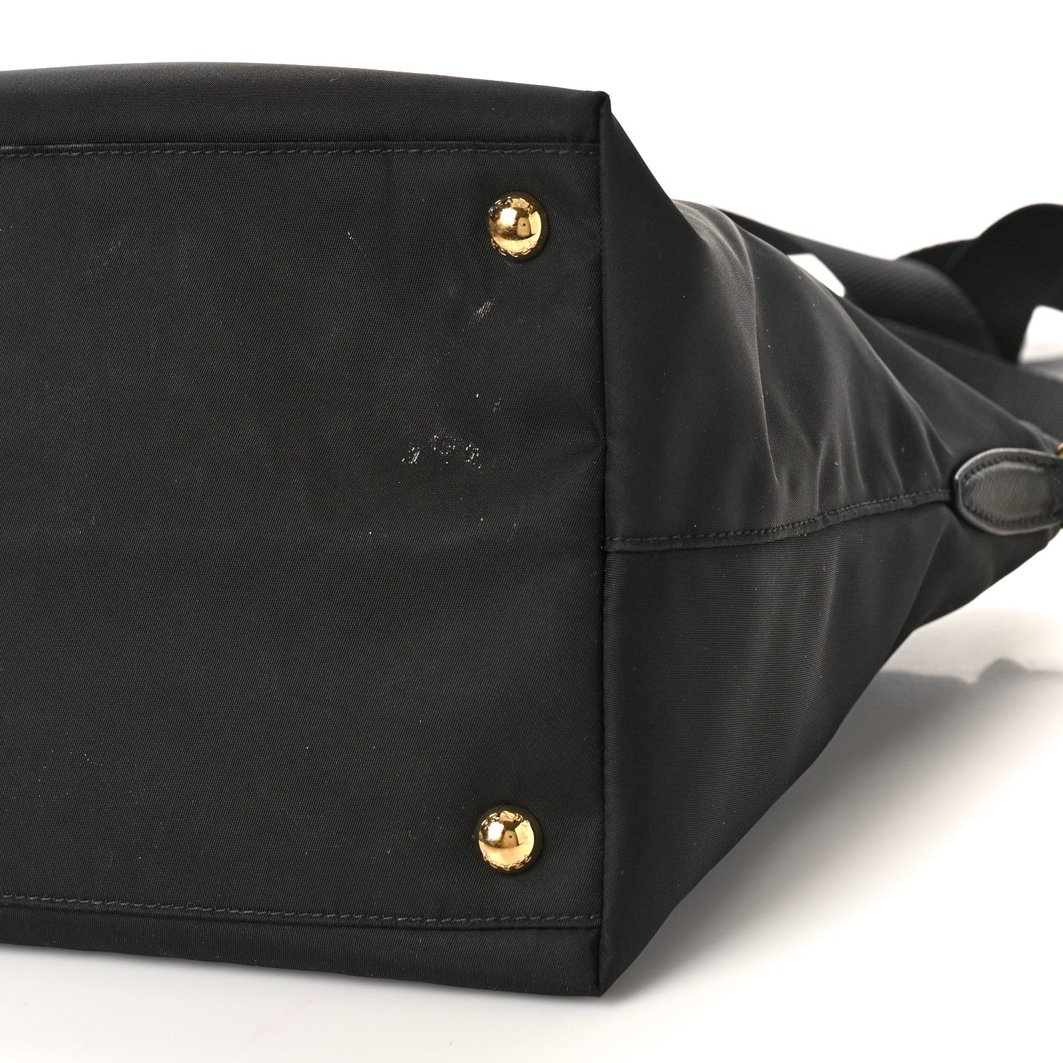 Prada Tessuto Nylon Saffiano Tote Black 8 of 10