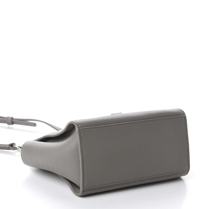 Saint Laurent Calfskin Monogram Toy Cabas Oyster Grey 4 of 11