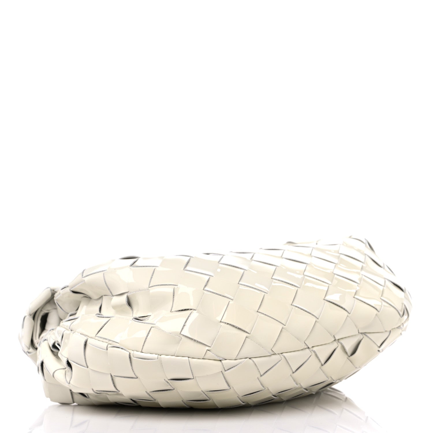 Bottega Veneta Patent Nappa Intrecciato Mini Jodie White 4 of 8