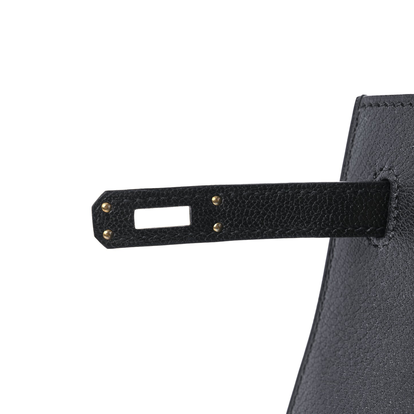 Chevre Chamkila Birkin Sellier 25 Bambou Black
