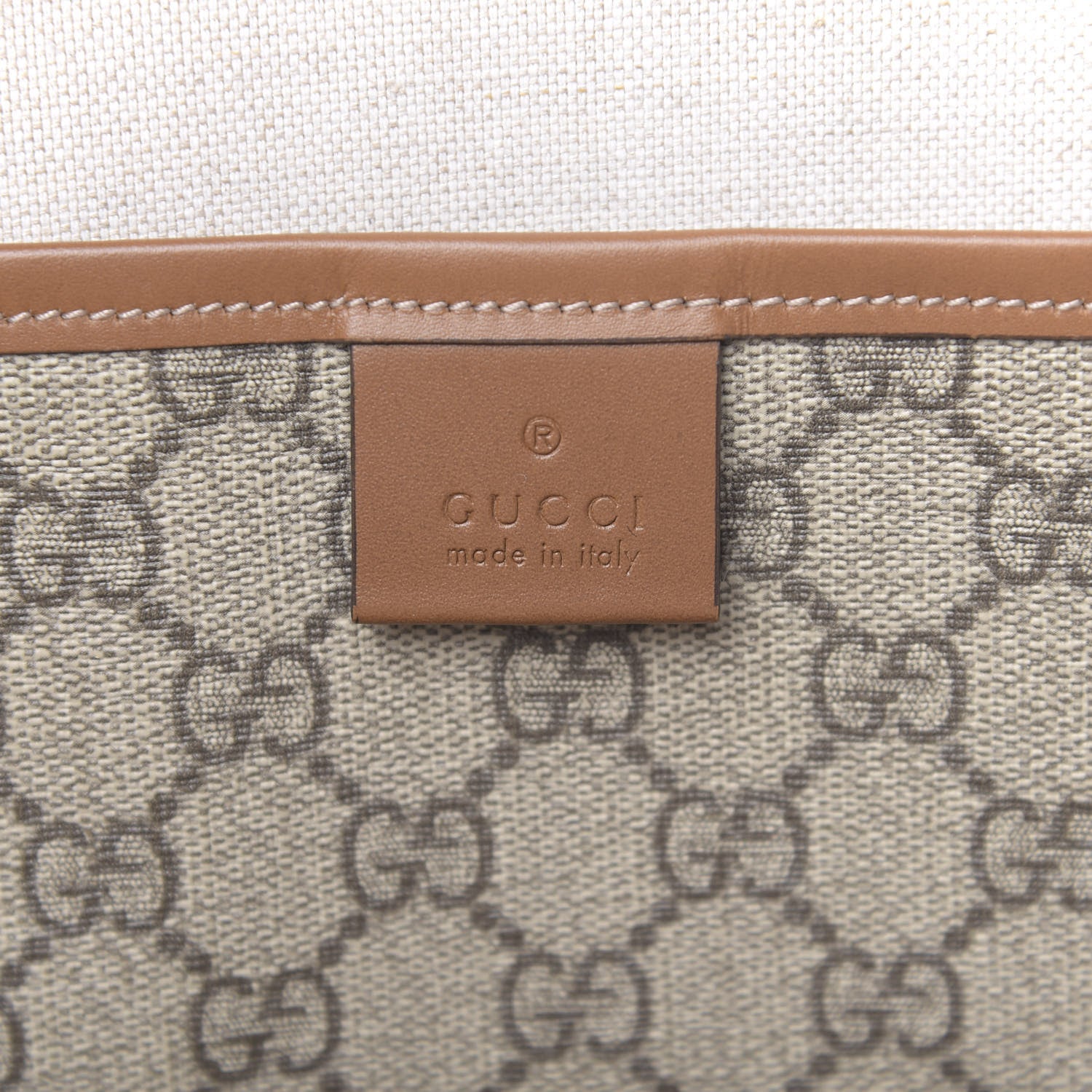 Gucci GG Plus Monogram Medium Signature Web Loop Tote Brown 6 of 10