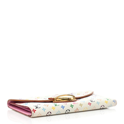 Louis Vuitton Monogram Multicolor Eugenie Wallet White Litchi 4 of 9