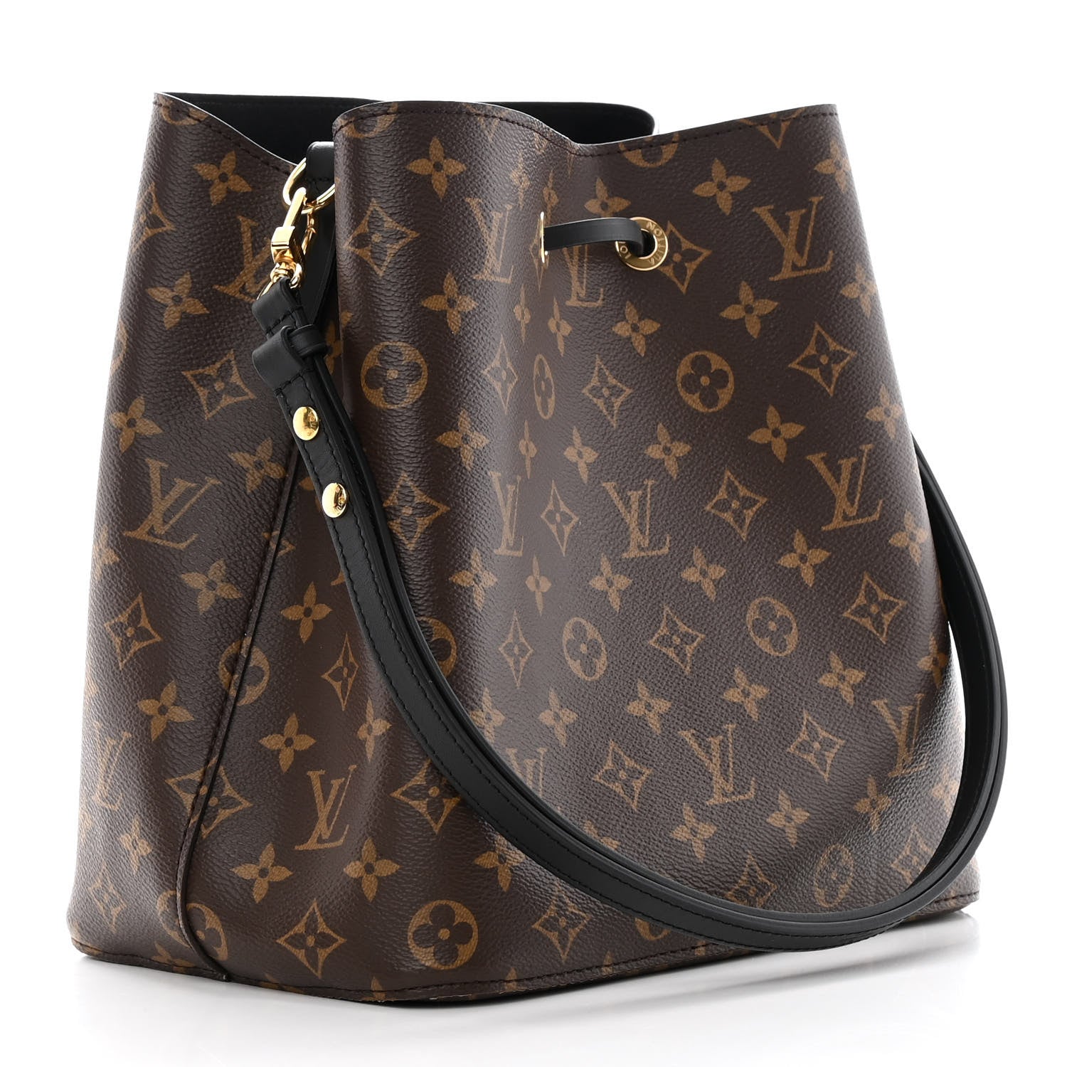 Louis Vuitton Monogram Neonoe MM Black 3 of 12