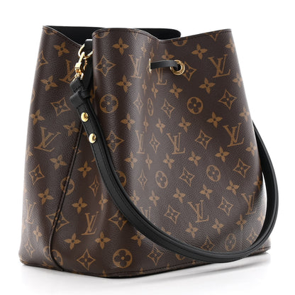 Louis Vuitton Monogram Neonoe MM Black 3 of 12