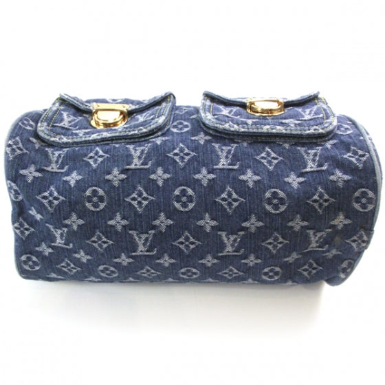 Louis Vuitton Monogram Denim Neo Speedy Blue 4 of 13