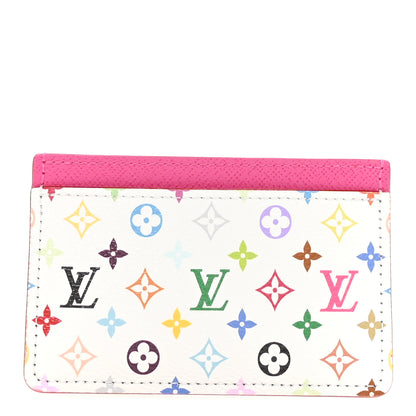 Louis Vuitton LV X TM Monogram Multicolor Card Holder Kawaii Pink 1 of 7