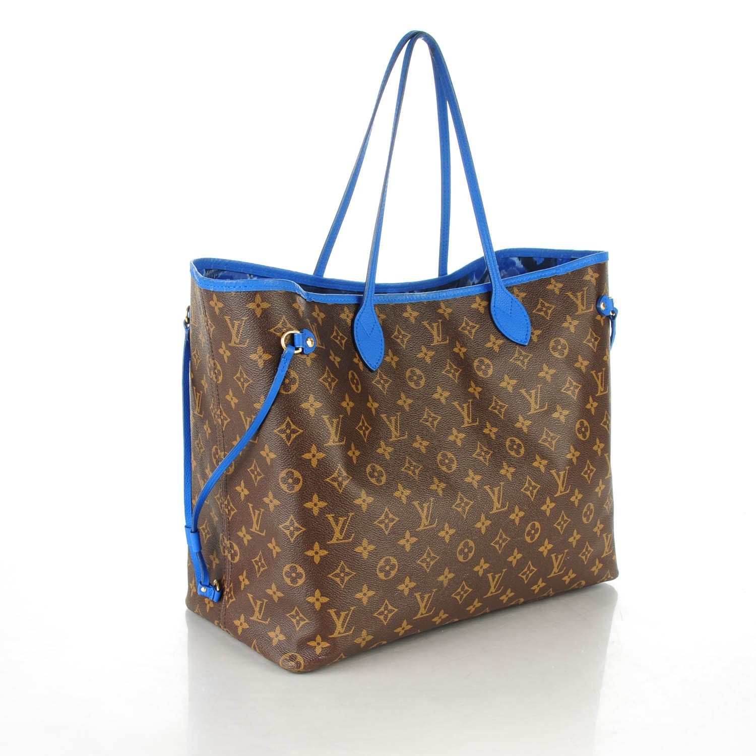 Louis Vuitton Monogram Articles de Voyage Ikat Neverfull GM Grand Blue 3 of 7