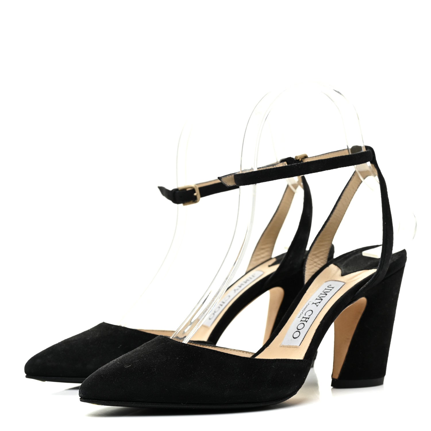 Jimmy Choo Suede Kambree 85 Pumps 35.5 Black 3 of 8