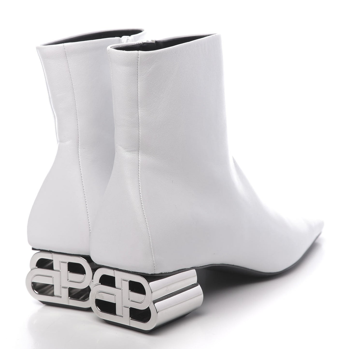 Sheepskin Typo Ankle Booties 36.5 White