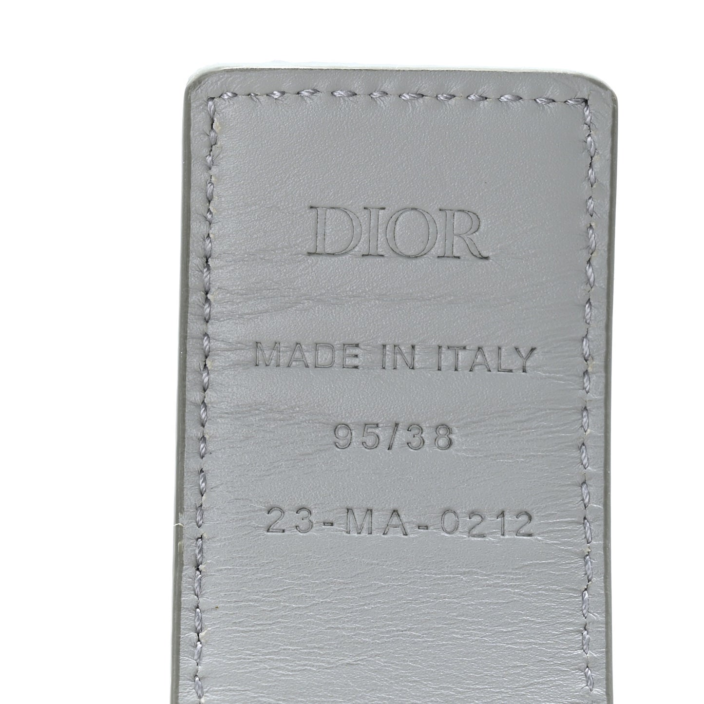 Diamond Canvas Belt 95 Grey
