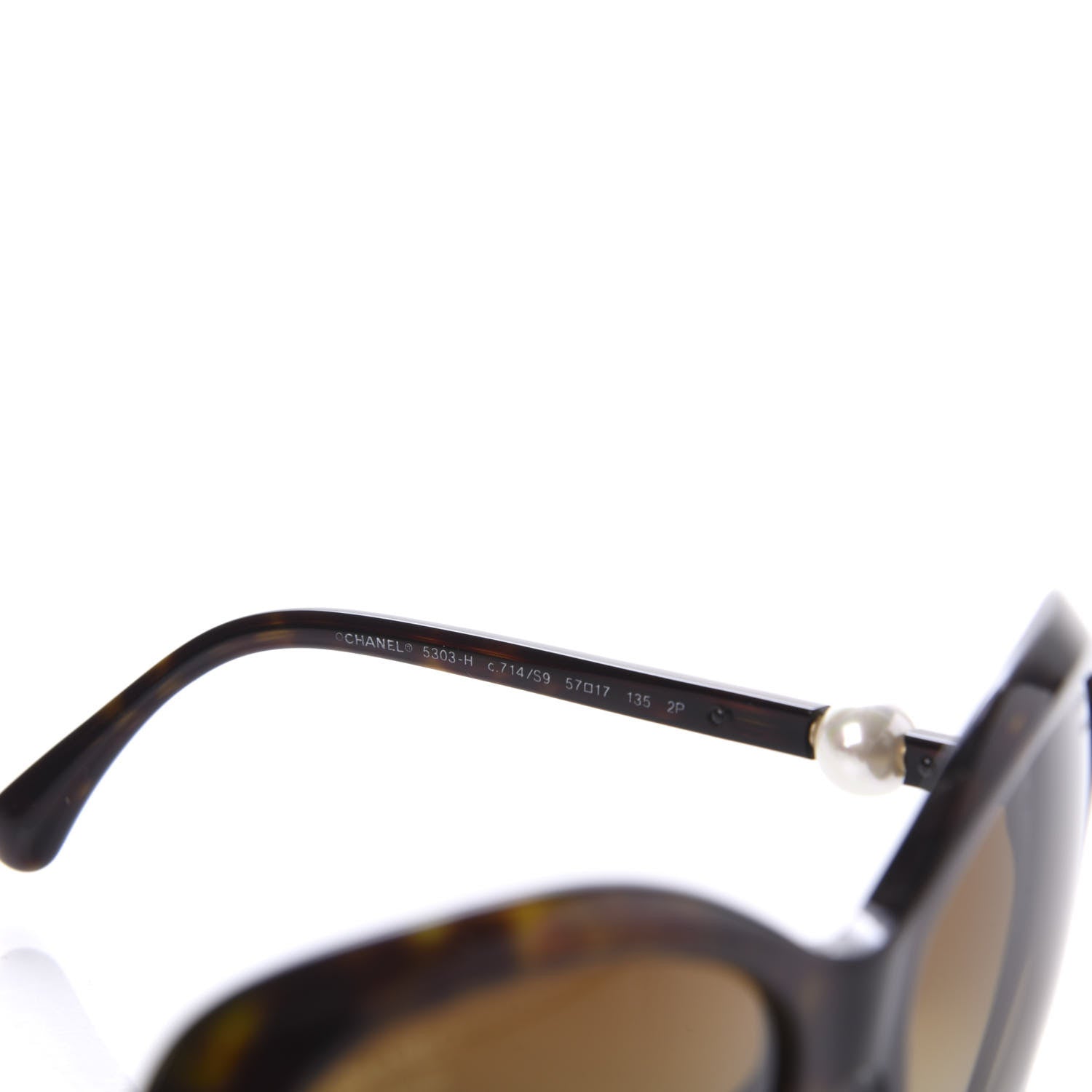 Chanel Pearl Polarized Sunglasses 5303-H Tortoise 6 of 7