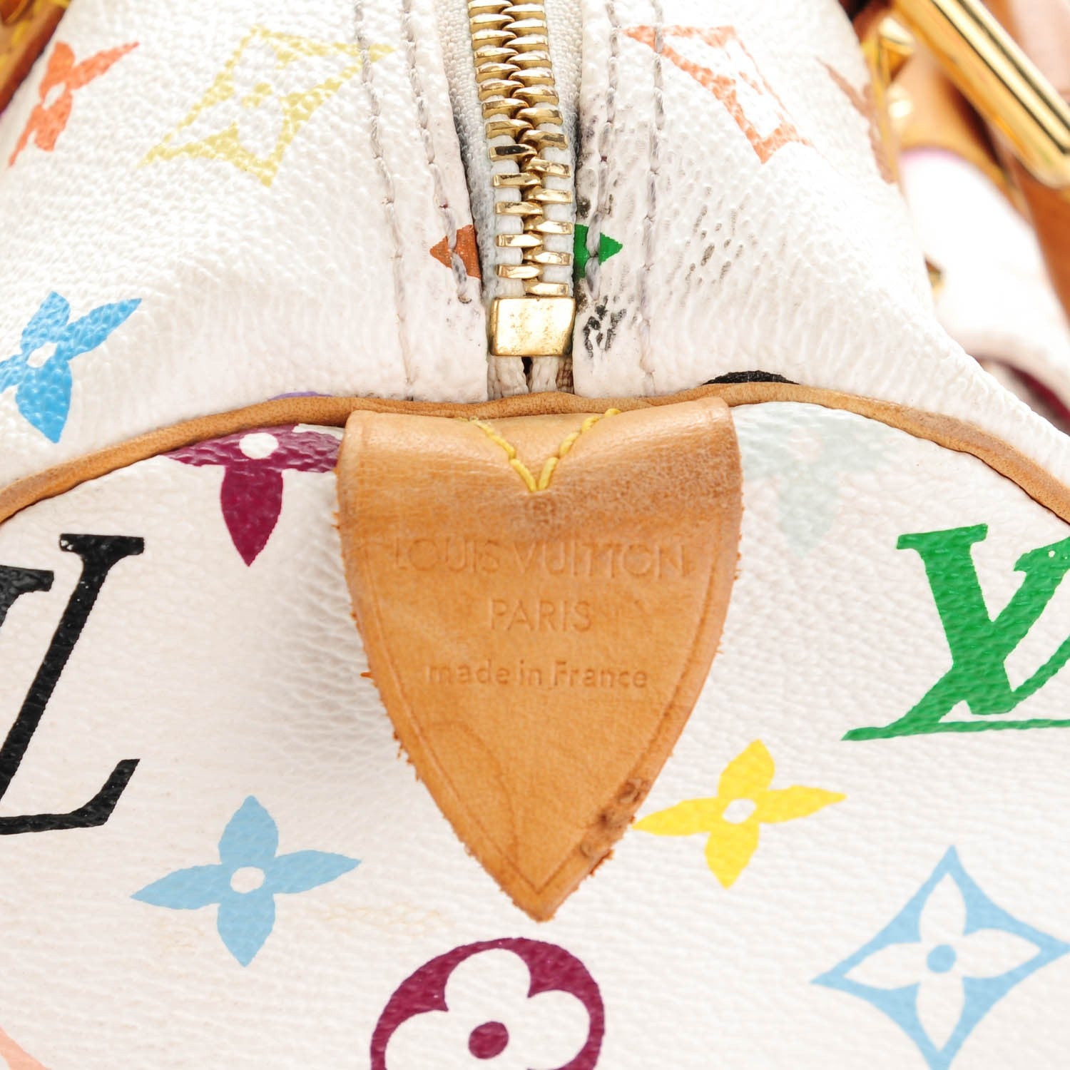 Louis Vuitton Monogram Multicolor Speedy 30 White 6 of 13