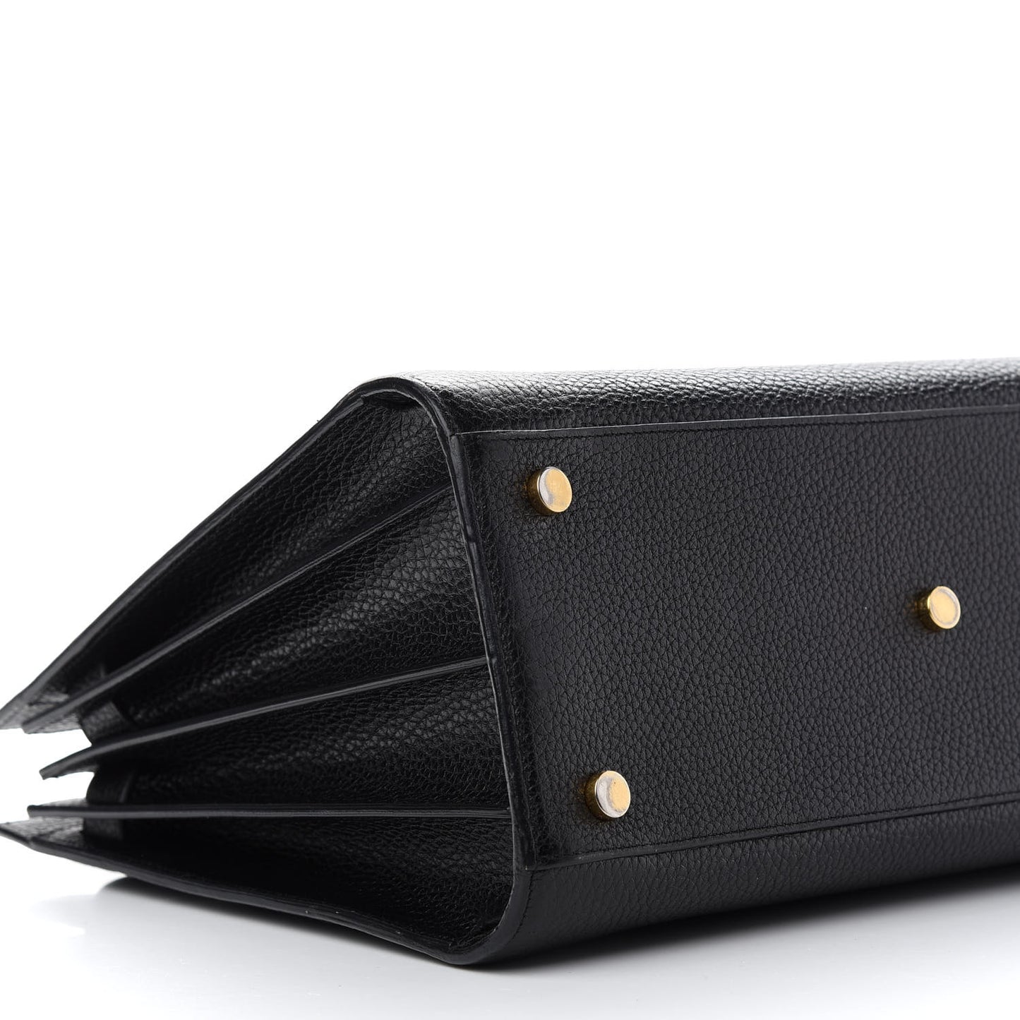 Grained Calfskin Small Sac De Jour Black