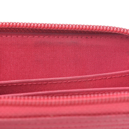 Chanel Caviar Quilted Boy Zip Around Coin Purse Wallet Fuchsia 11 of 12