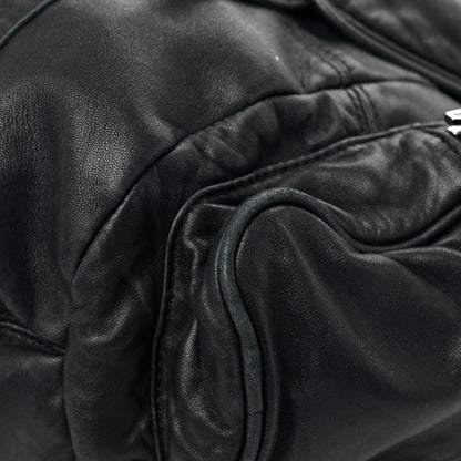 Alexander Wang Lambskin Marti Backpack Bag Washed Black Rhodium Hardware 8 of 19