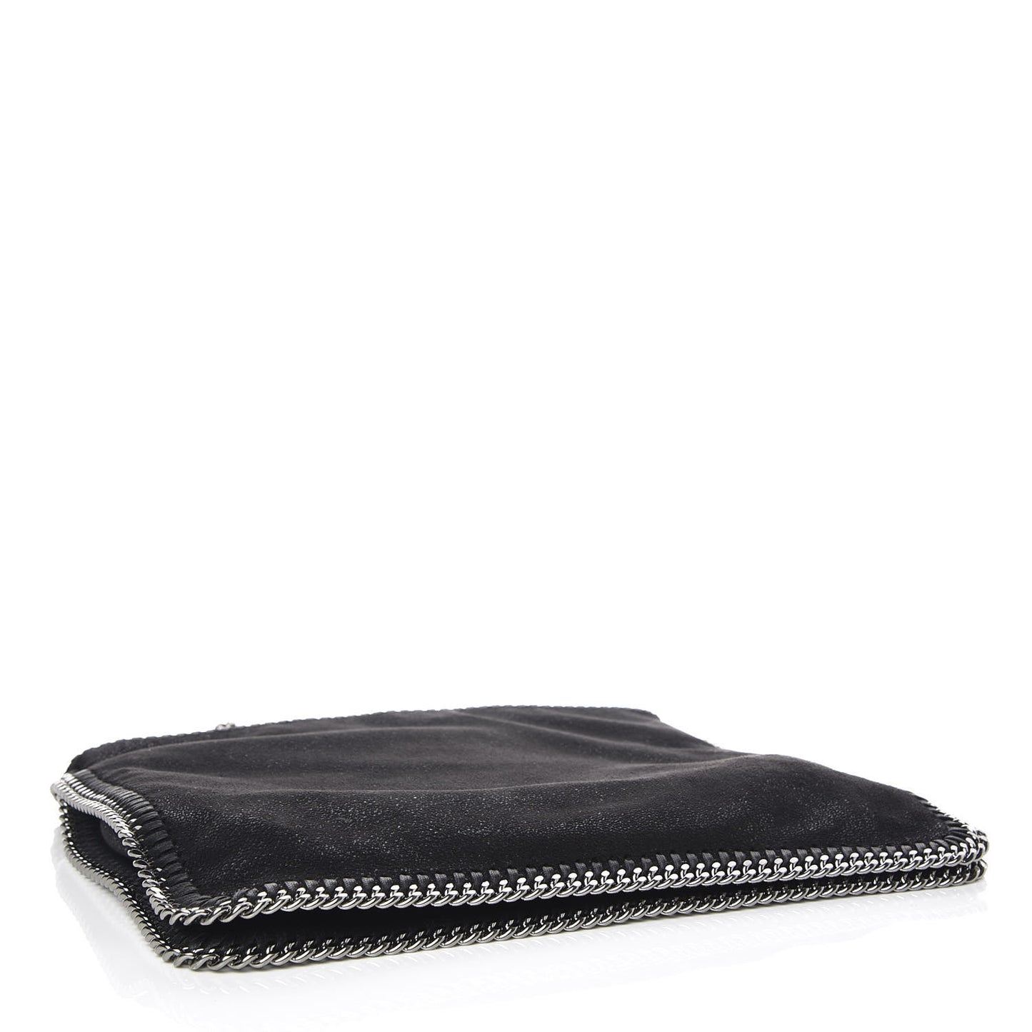 Shaggy Deer Medium Falabella Crossbody Bag Black