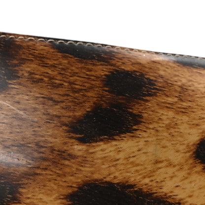 Christian Louboutin Patent Leopard Pilot 120 Pumps 36.5 Brown 9 of 9