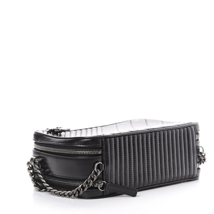 Chanel Lambskin Large Coco Boy Camera Case Black 3 of 10