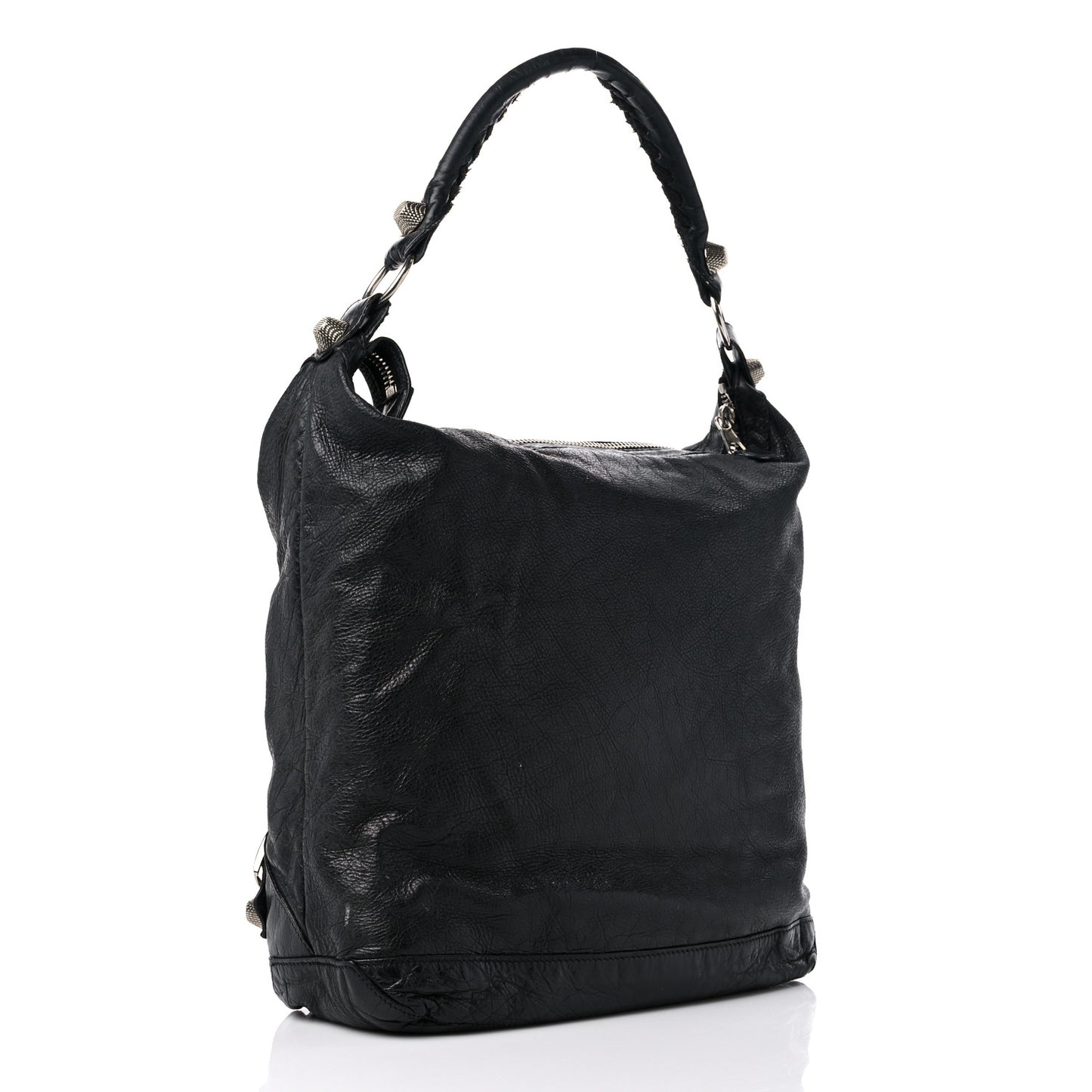 Chevre Giant 21 Silver Hardware Day Hobo Black
