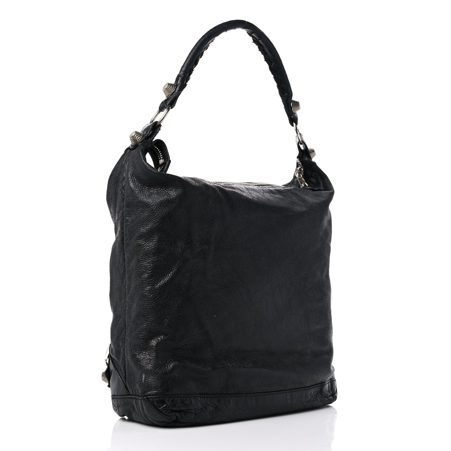 Balenciaga Chevre Giant 21 Silver Hardware Day Hobo Black 3 of 18