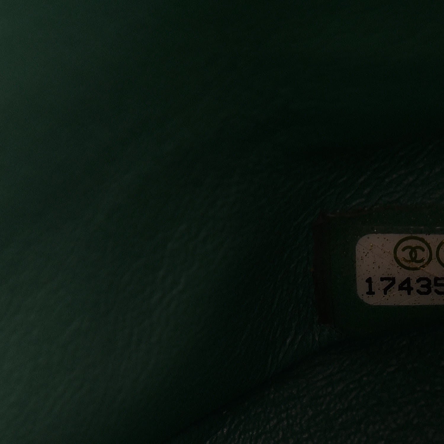 Chanel Patent Quilted Jumbo Double Flap Green 7 of 11