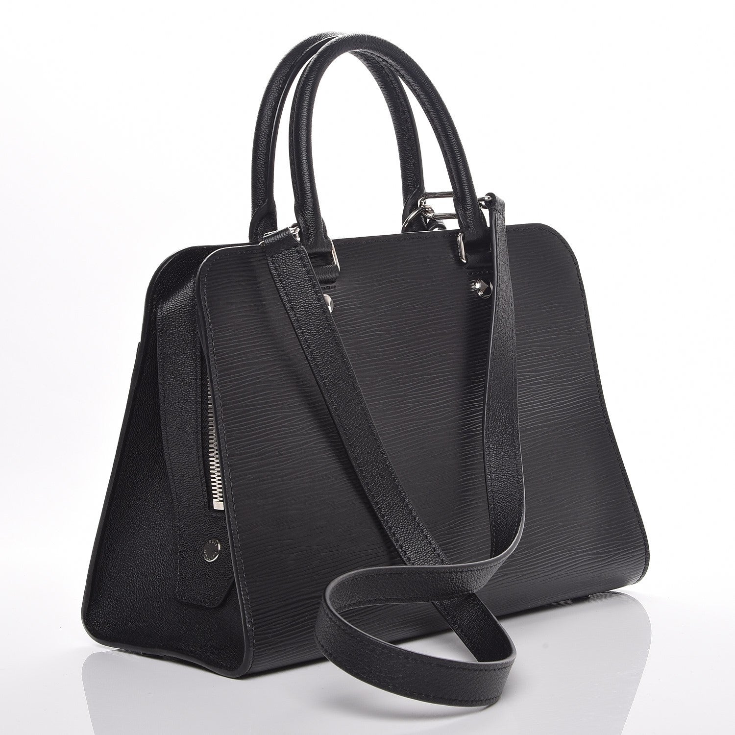 Louis Vuitton Epi Vaneau MM Black 4 of 8