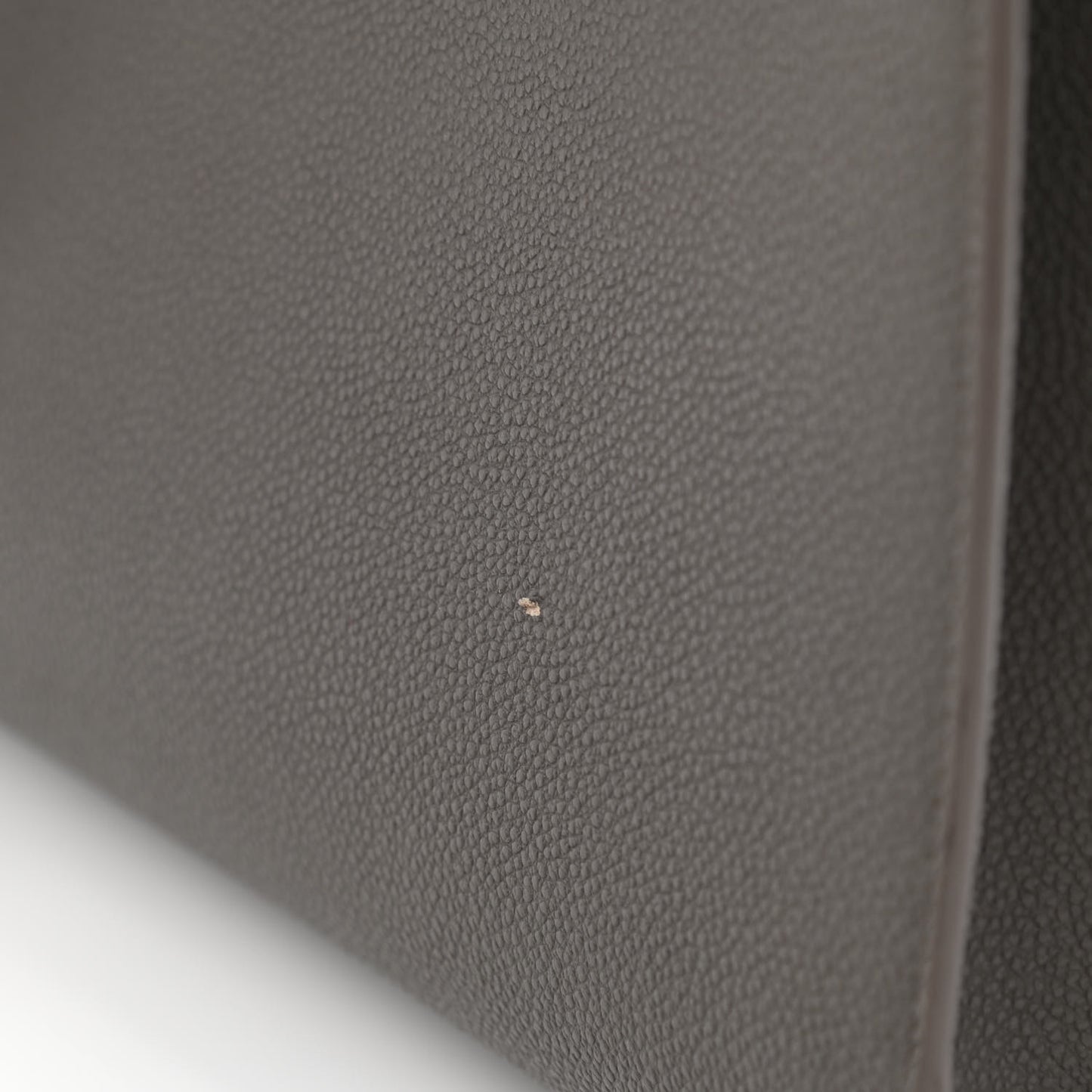 Grained Calfskin Small Sac De Jour Fog