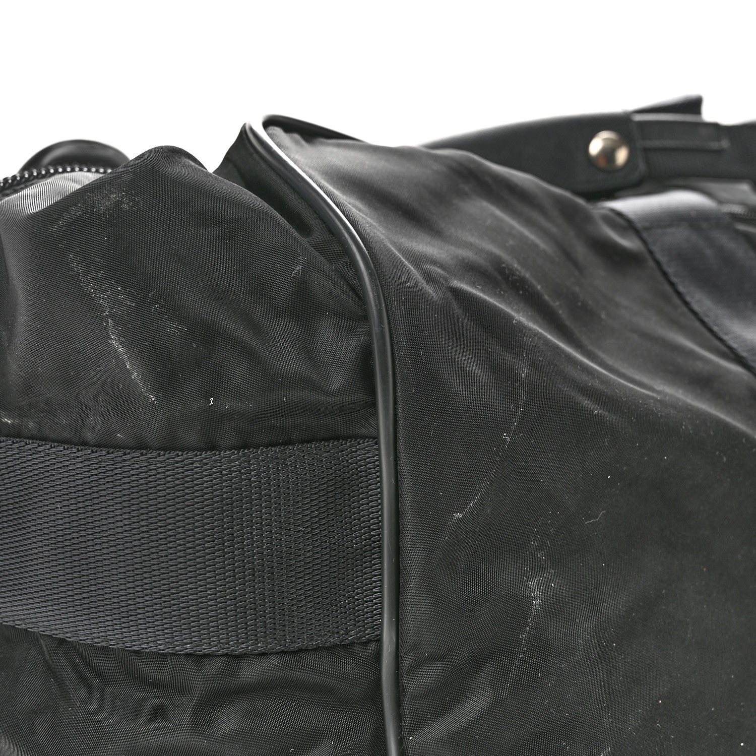 Prada Re-Nylon Saffiano Duffle Bag Black 11 of 13