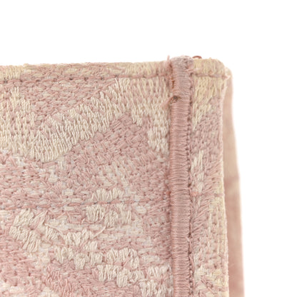 Christian Dior Canvas Toile De Jouy Embroidered Medium Book Tote Pink 11 of 11