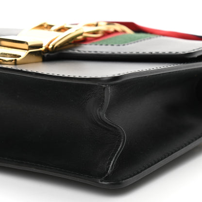Gucci Calfskin Mini Sylvie Chain Shoulder Bag Black 10 of 14