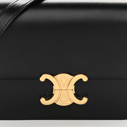 Celine Shiny Calfskin Nano Triomphe Black 8 of 11