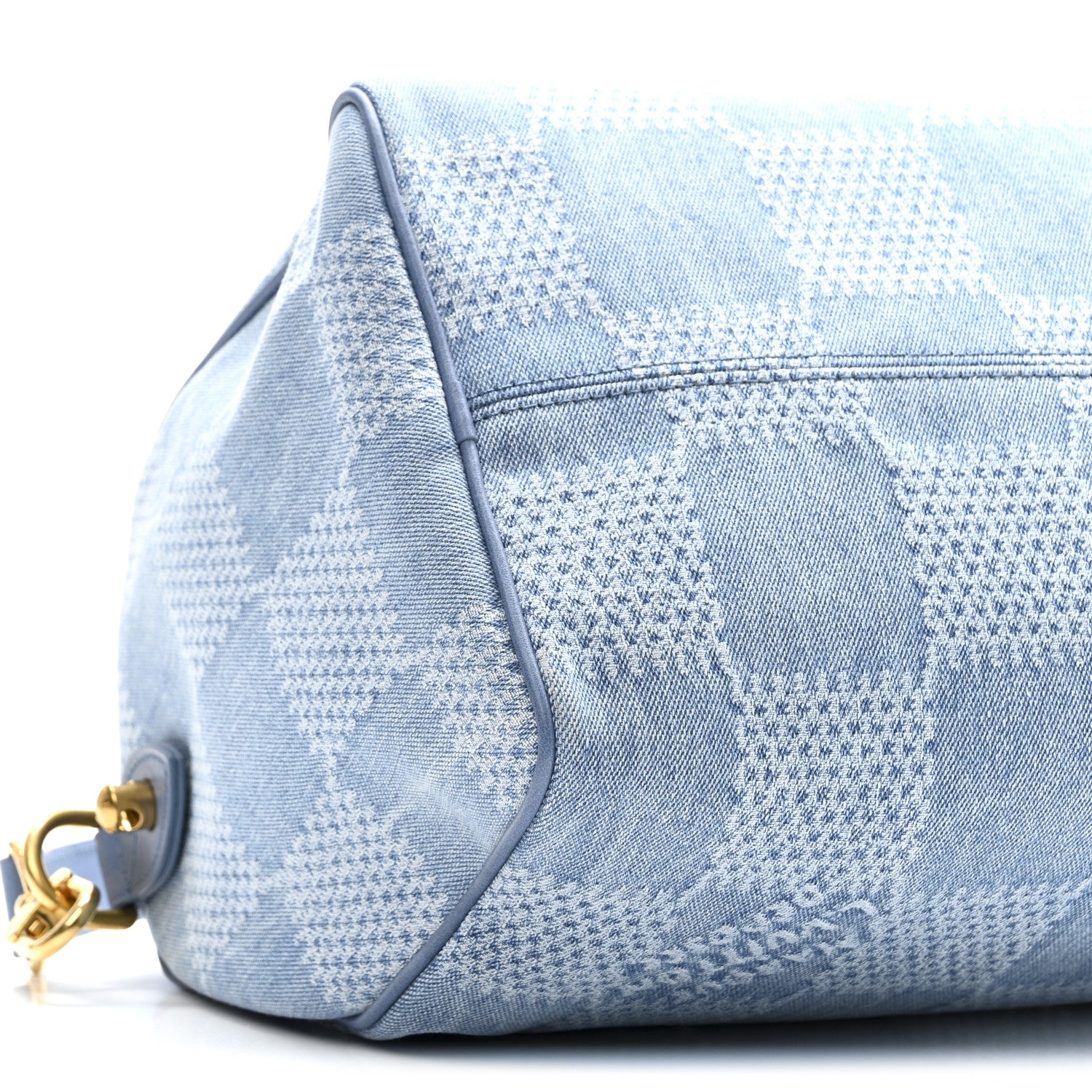 Louis Vuitton Damier Denim 3D Speedy Bandouliere 30 Denim Blue 8 of 9
