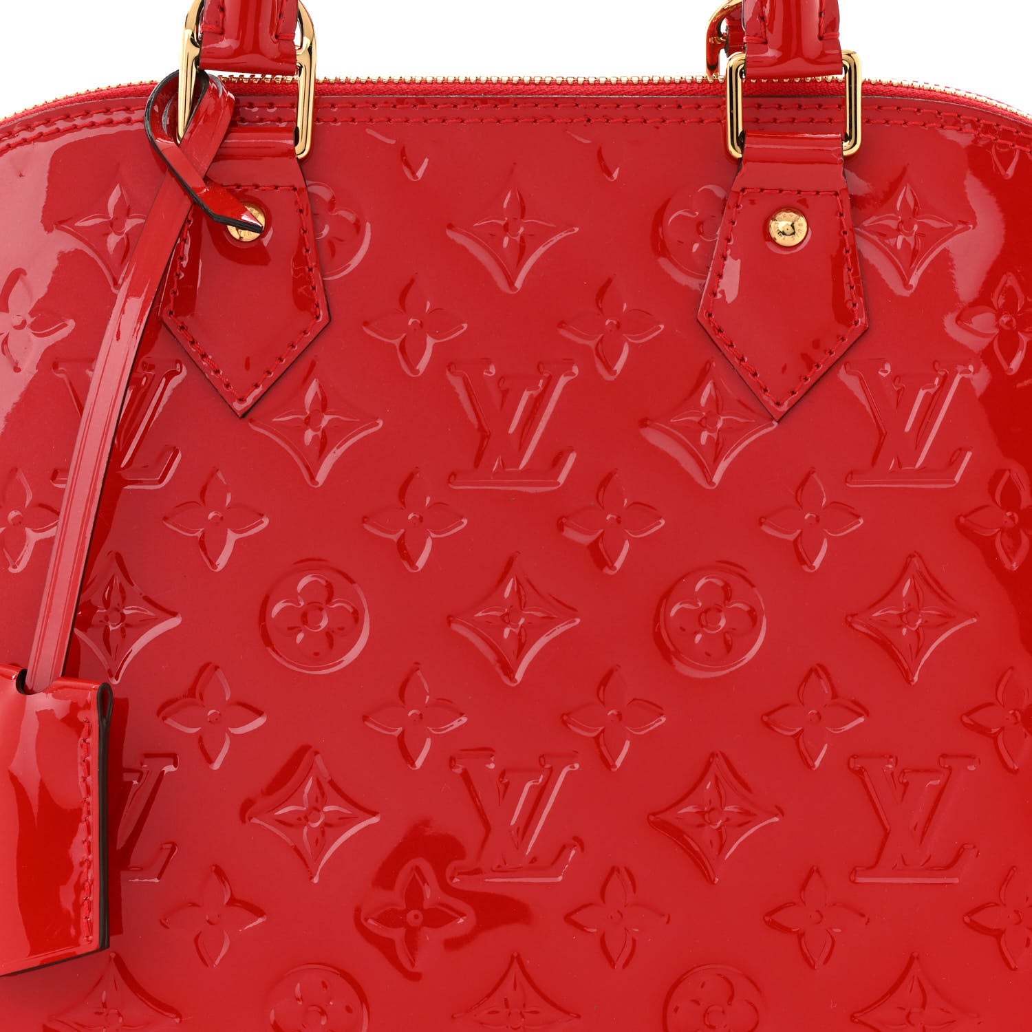 Louis Vuitton Vernis Alma PM Cherry 8 of 10