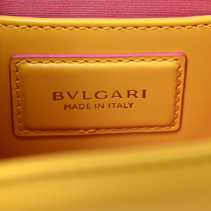 Bulgari Calfskin Small Serpenti Forever Snake Strap Crossbody Bag Yellow Multicolor 7 of 15