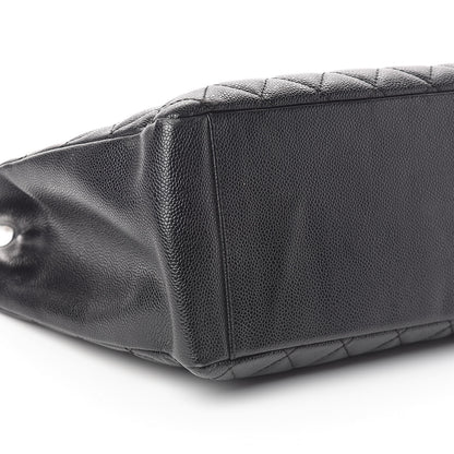 Chanel Caviar Quilted Grand Shopping Tote GST Black 8 of 9