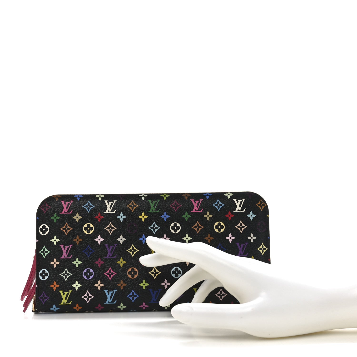 Louis Vuitton Monogram Multicolor Insolite Wallet Black Grenade 2 of 6