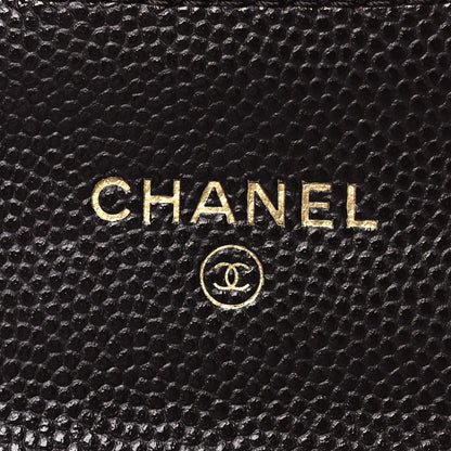 Chanel Caviar Quilted Flap Card Holder Wallet Burgundy 6 of 10