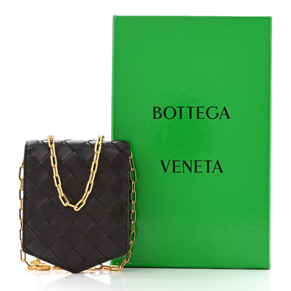 Bottega Veneta Nappa Intrecciato Card Case On Chain Fondant 12 of 12