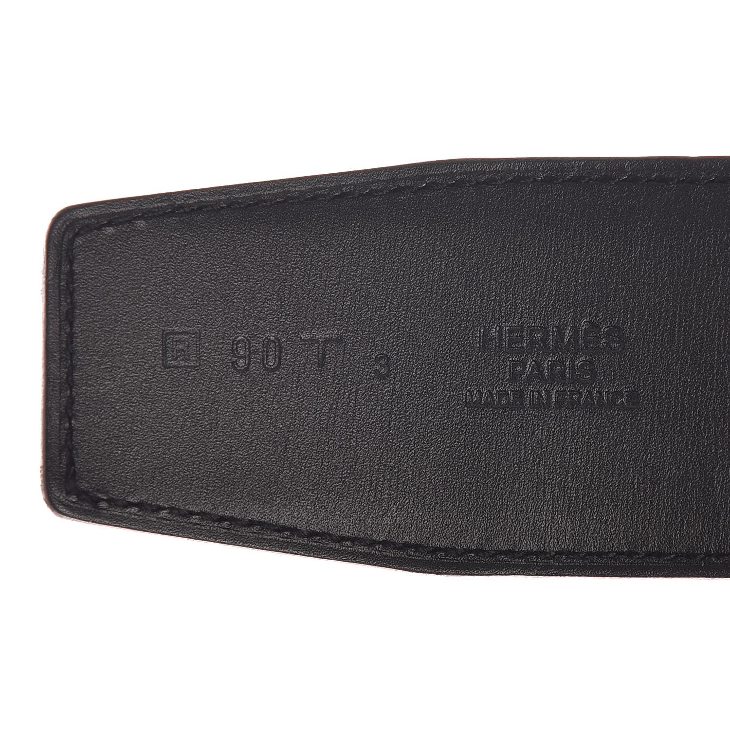 Hermes Epsom Swift 42mm Constance 2 H Belt 90 Etain Black 4 of 8