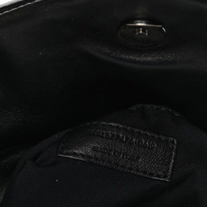 Saint Laurent Lambskin Quilted Small Loulou Puffer Monogram Chain Satchel Black 5 of 9