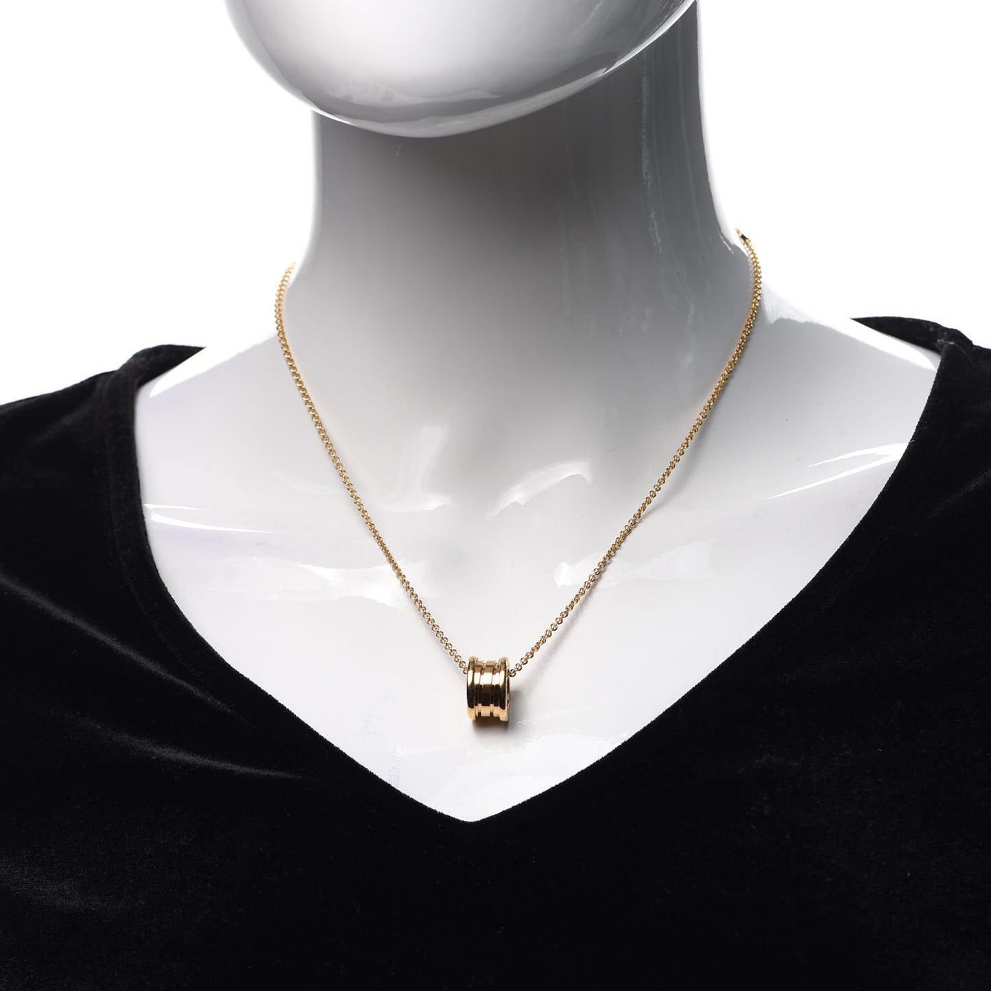 18K Yellow Gold B.Zero1 Pendant Necklace