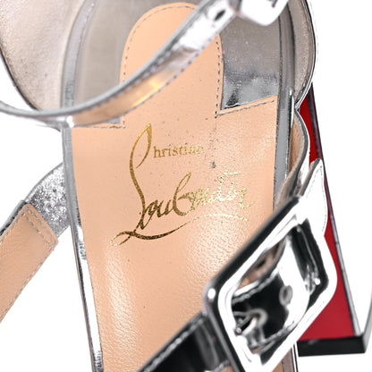 Christian Louboutin Specchio Ronnic 85 Pumps 40.5 Silver 7 of 9